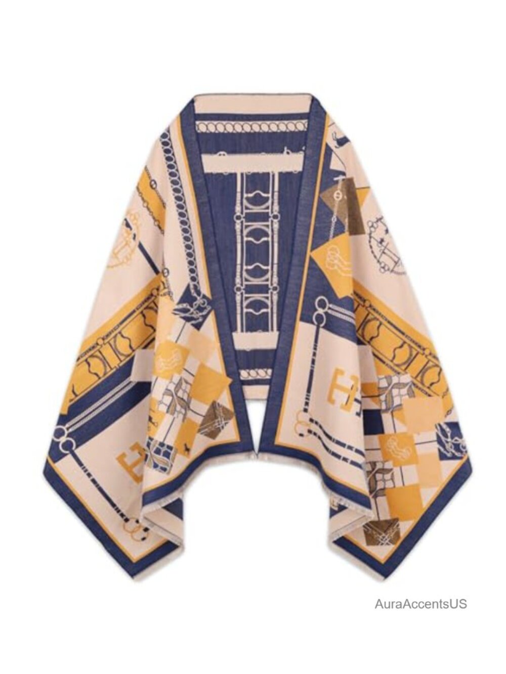 Luxury Cashmere Pashmina Shawl Wrap for Women, Silk Evening Scarf, Open Front